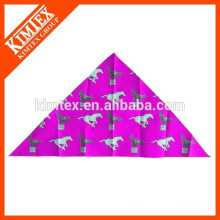 Fashion cheap unique printed brand triangle pet bandana